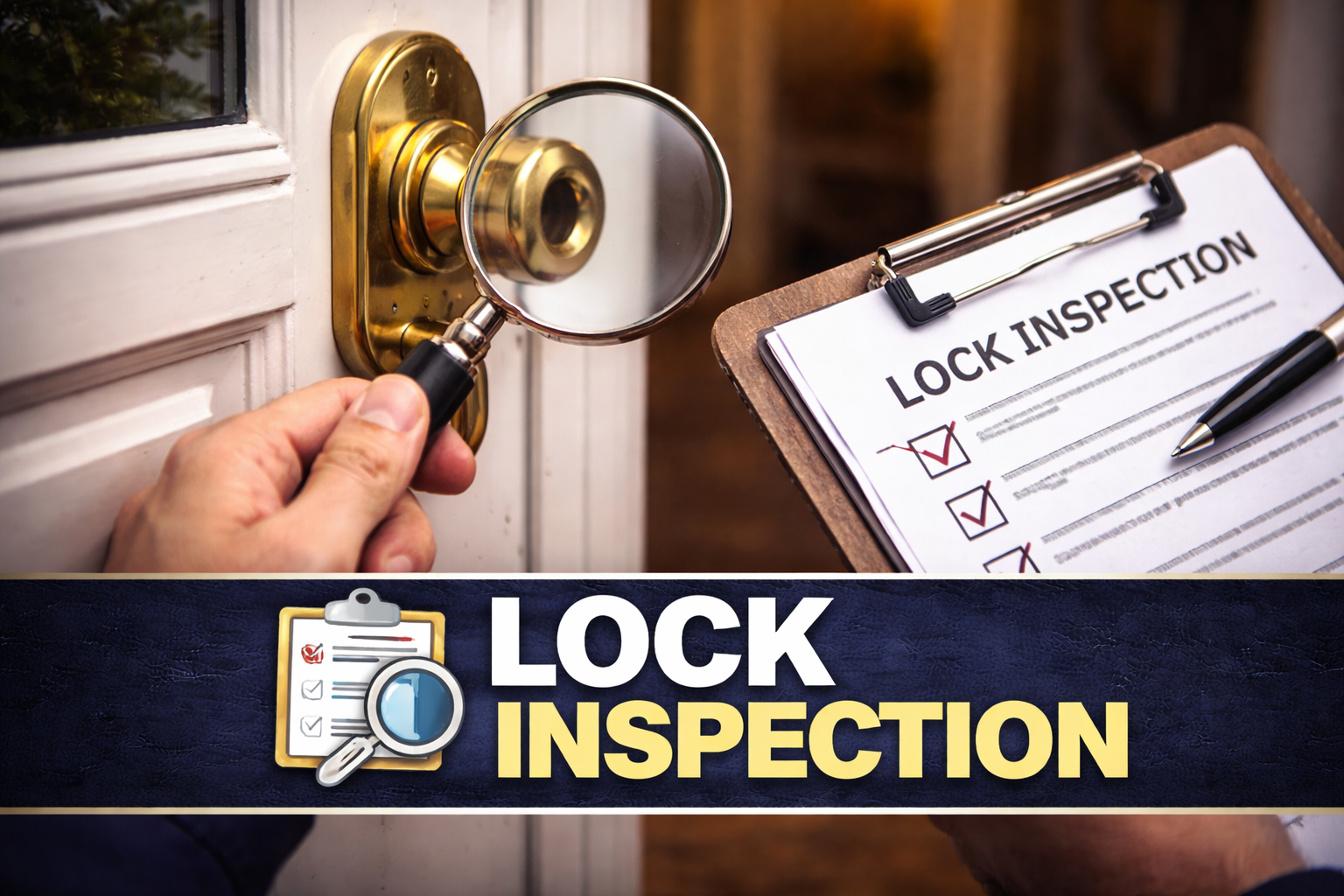 Professional lock inspection services by Pika Locksmith